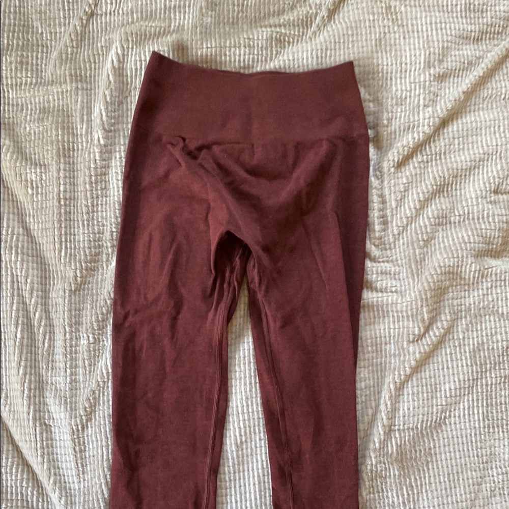 Maroon Alphalete Leggings - Small